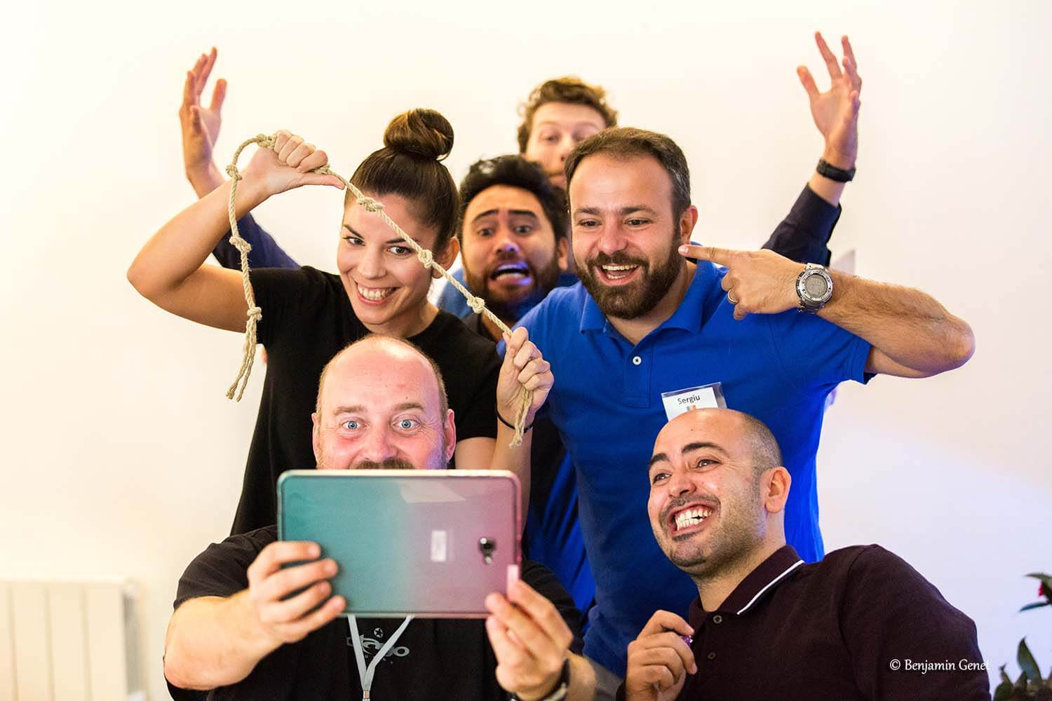 selfie de groupe