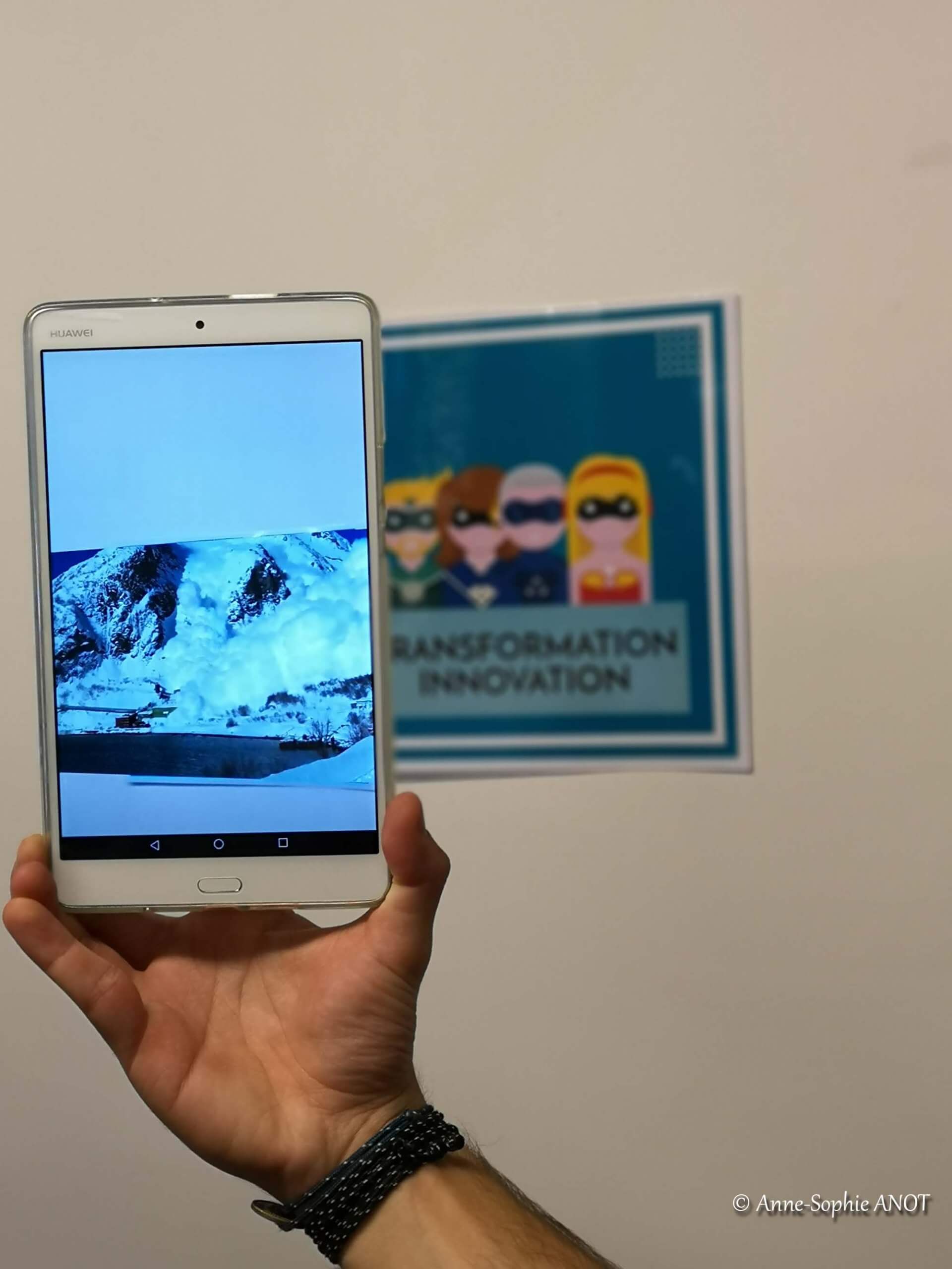 tablette et panneau