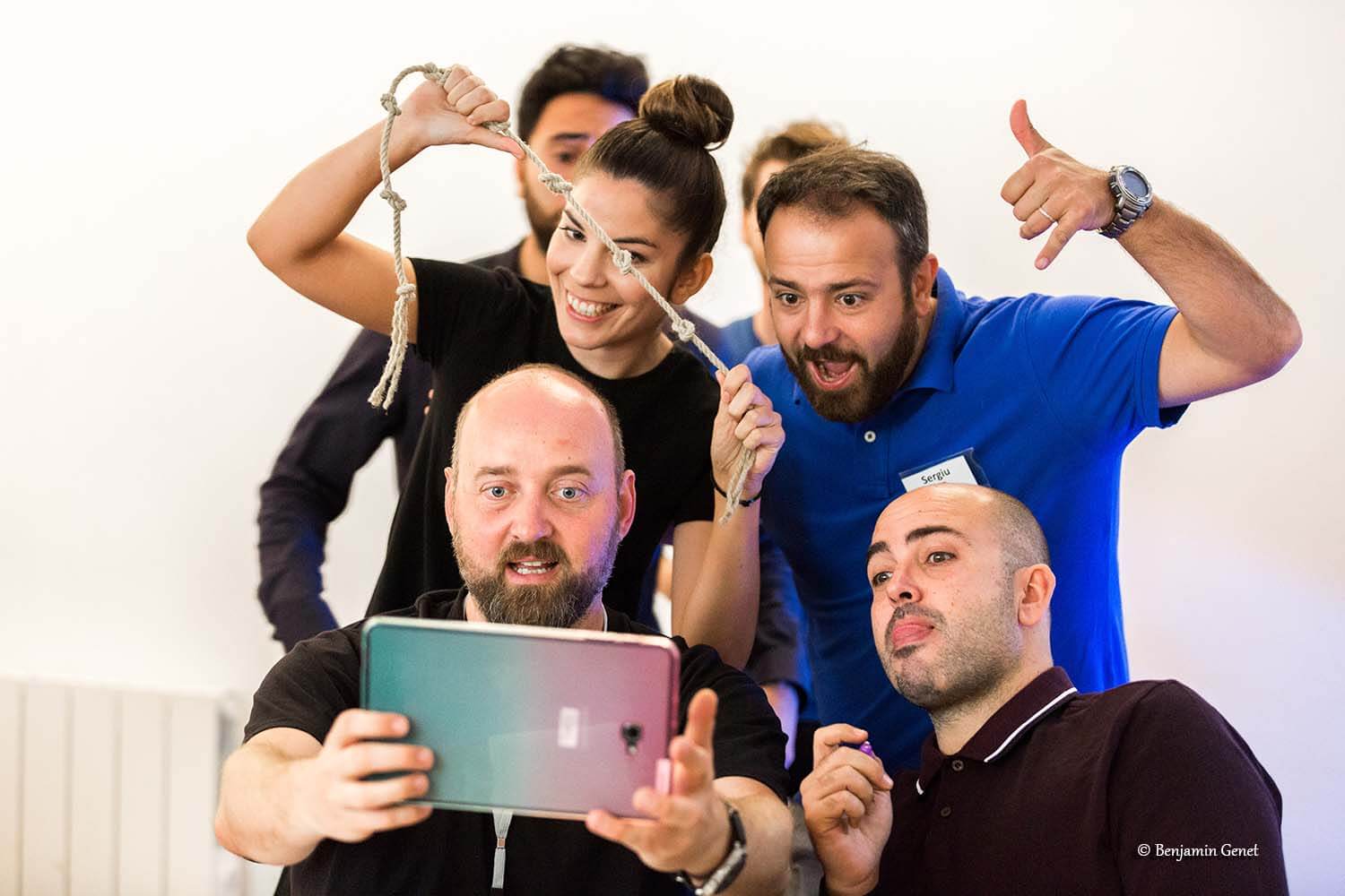 Selfie de groupe