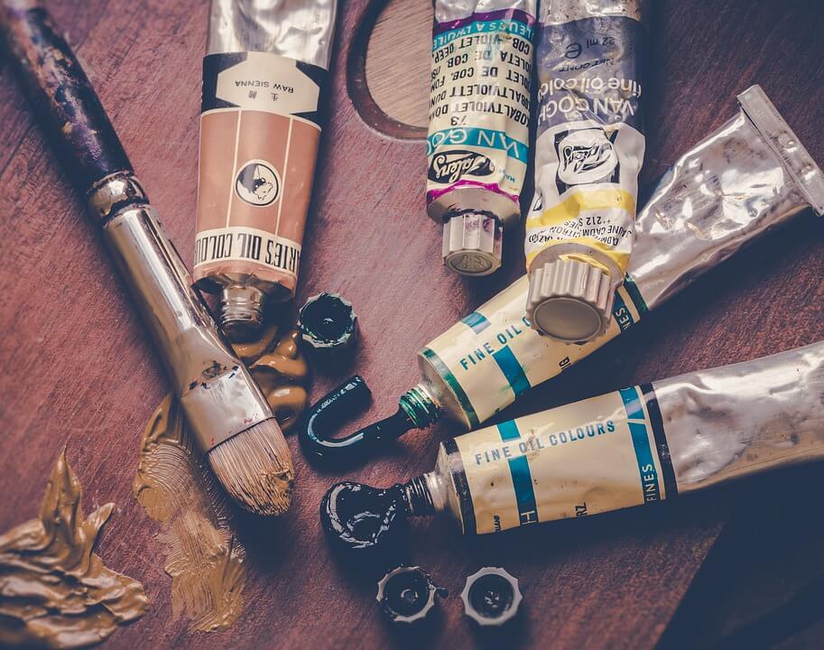 tubes de peinture