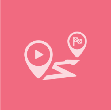 Picto point de départ et d'arrivée