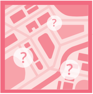 Plan et points d'interrogation