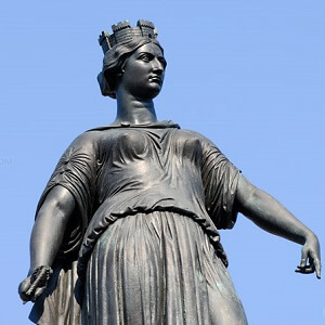 statue la déesse de Lille