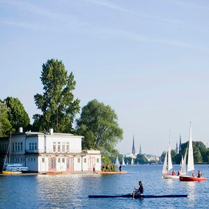 Segelboote / Aussenalster