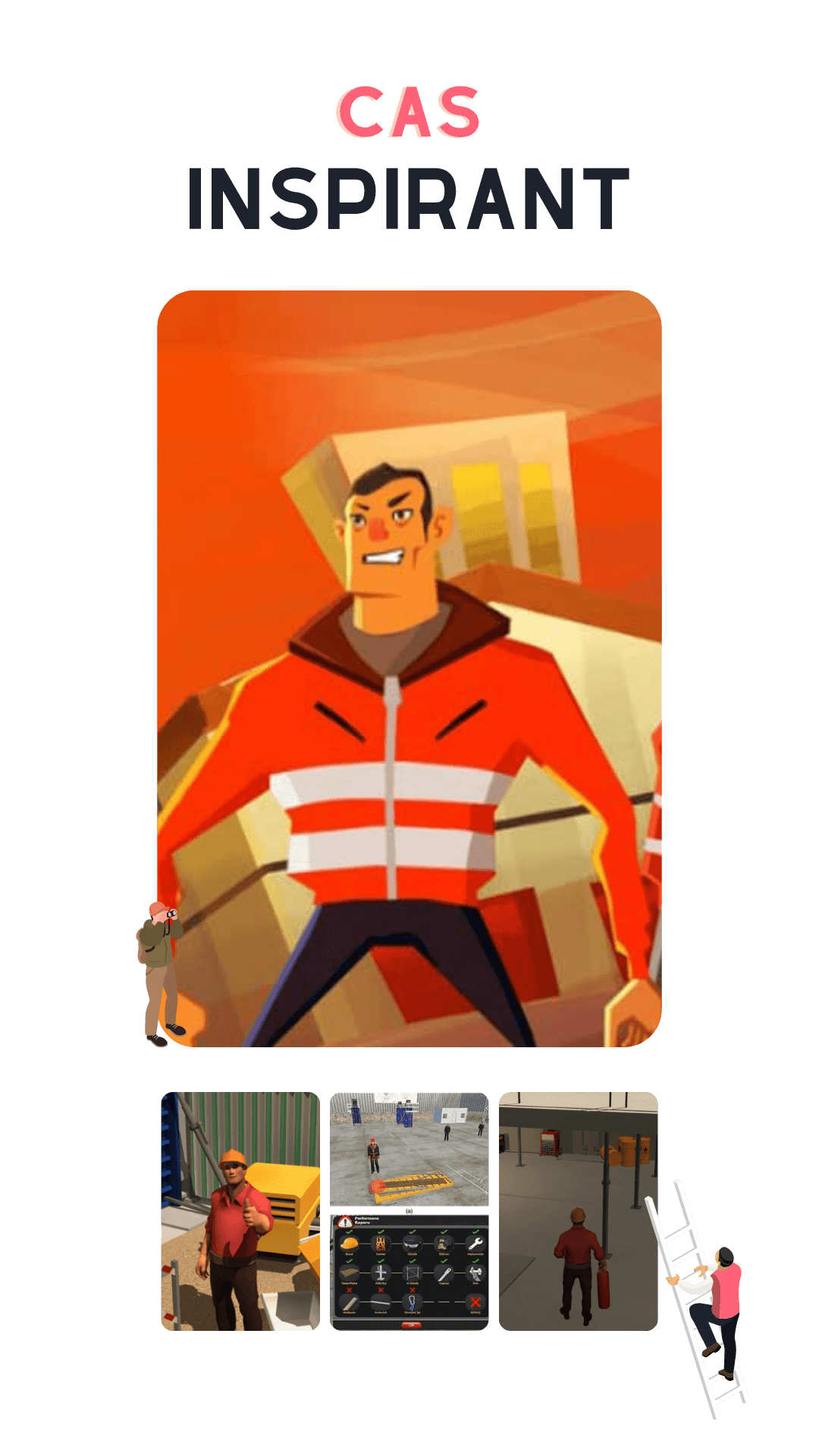 Jeux serieux - exemple Fishing cactus -Prévention accidents travail multi-joueurs