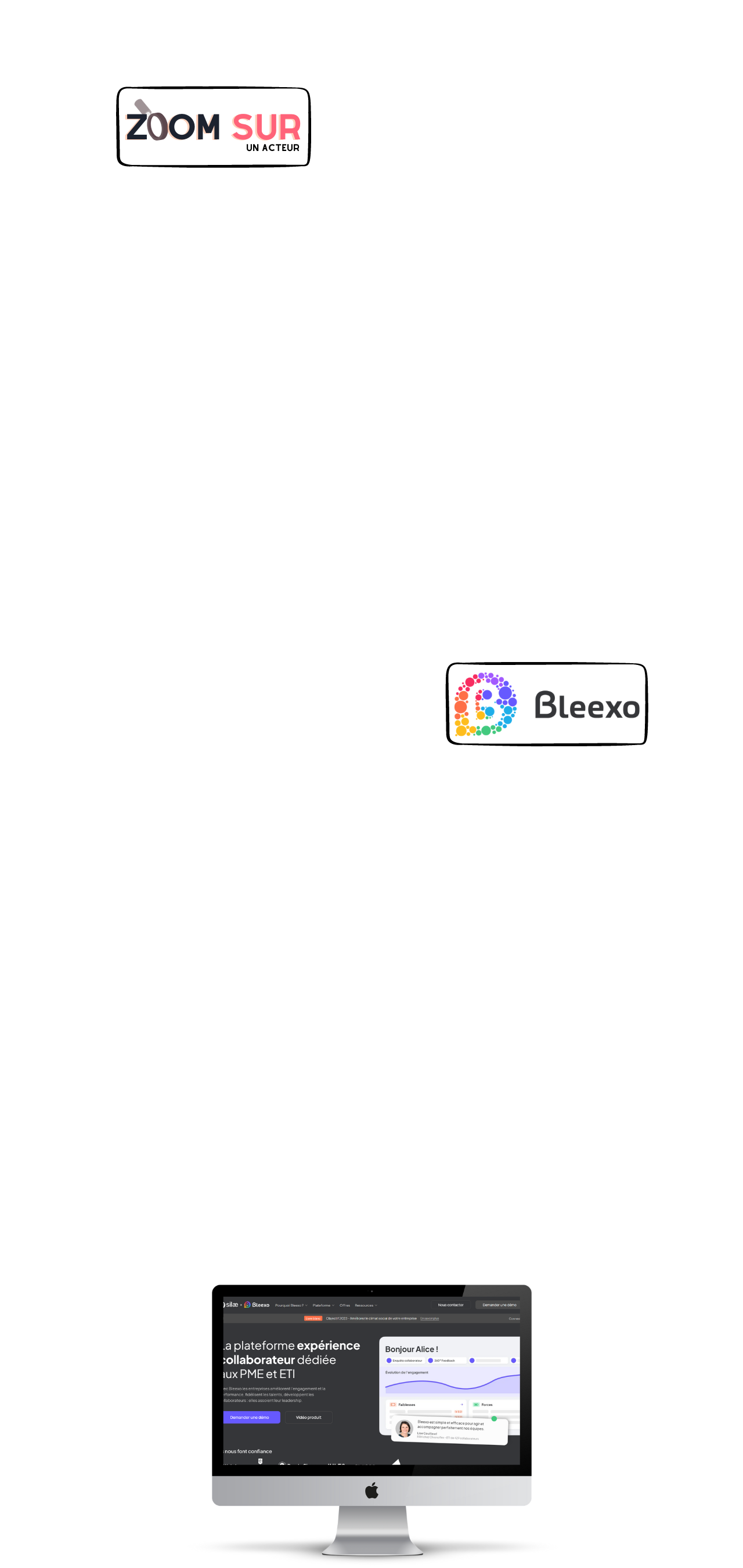 Serious Game - Acteur Bleexo - Management gestion