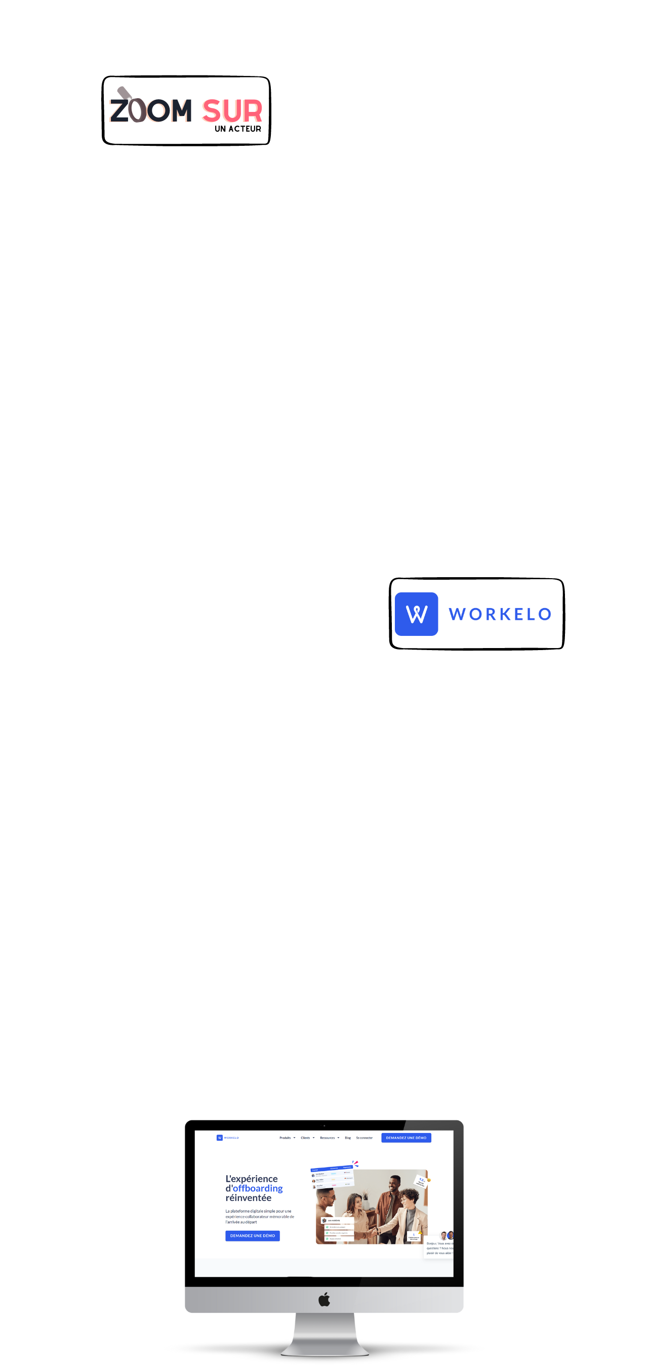 Serious Game - Acteur Workelo - Recrutement intégration