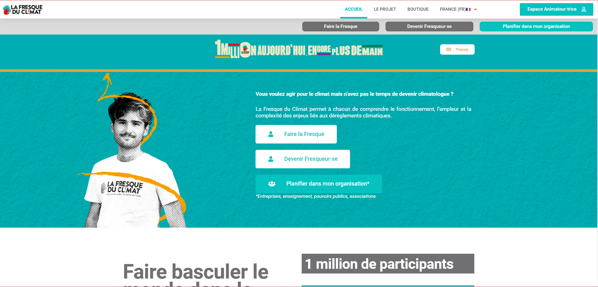 Serious game cas acteur