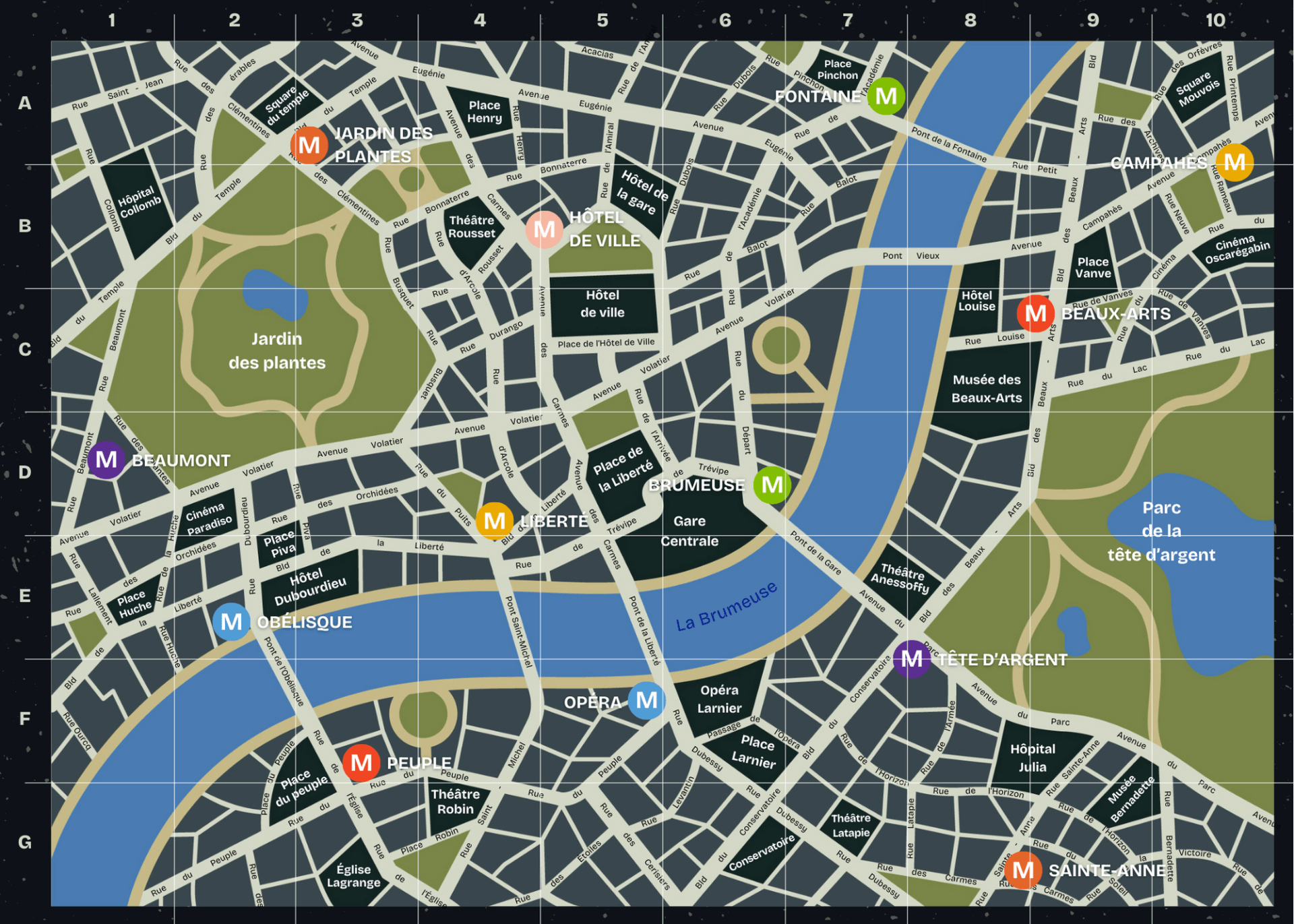 Plan Ville Escape Game IESEG