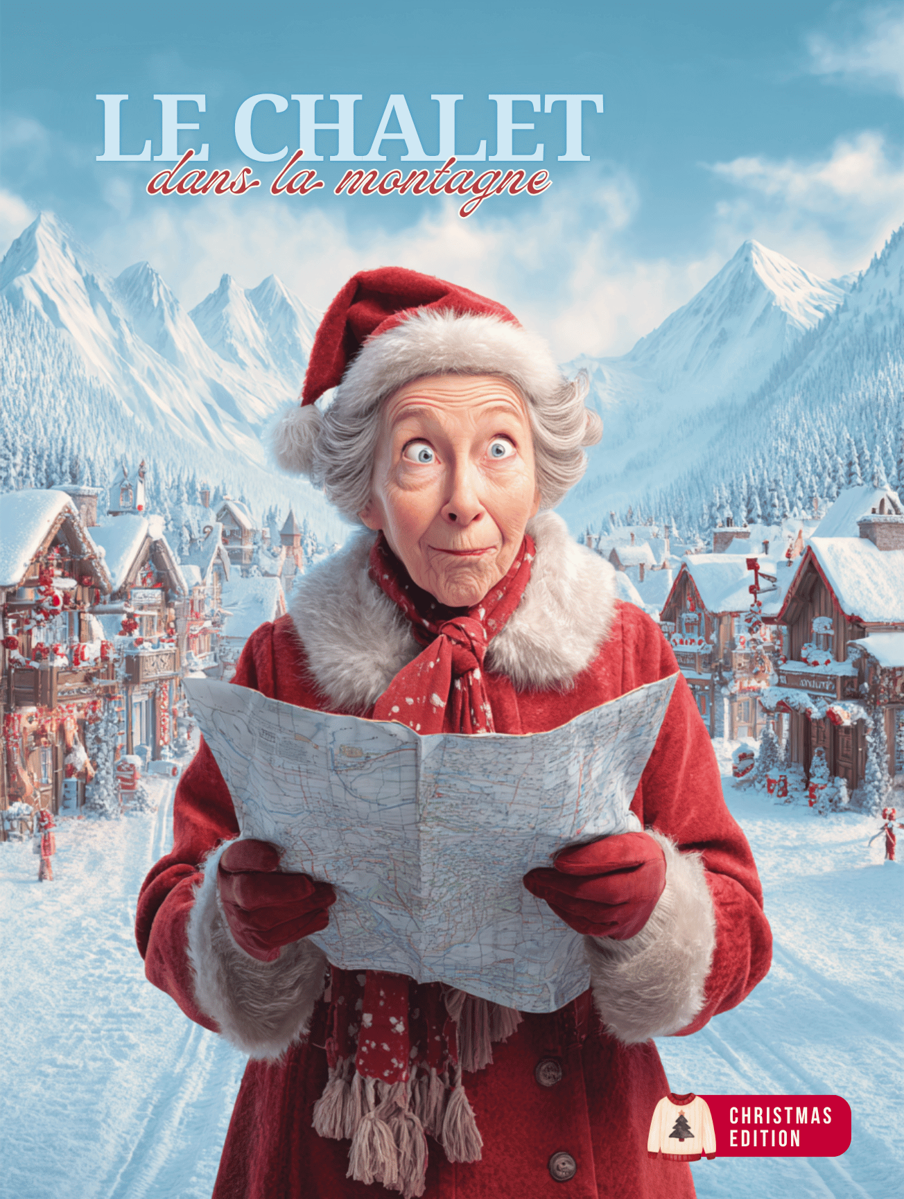teambuliding de Noël le chalet dans la montagne