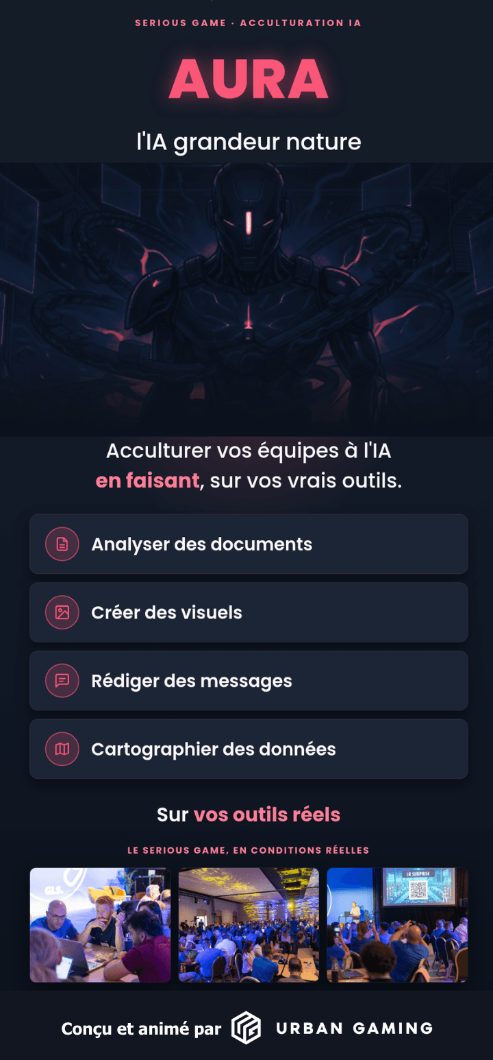 Aura - Simulation Formation collective Serious Game IA
