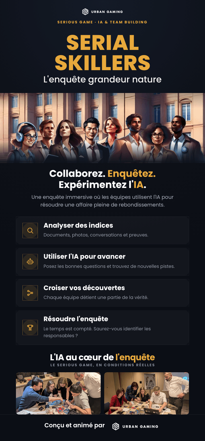 Serial Skillers — l'enquête grandeur nature
